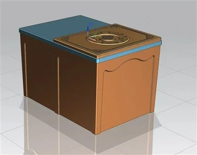 Samsett efni neðanjarðar Degradation Box Mould